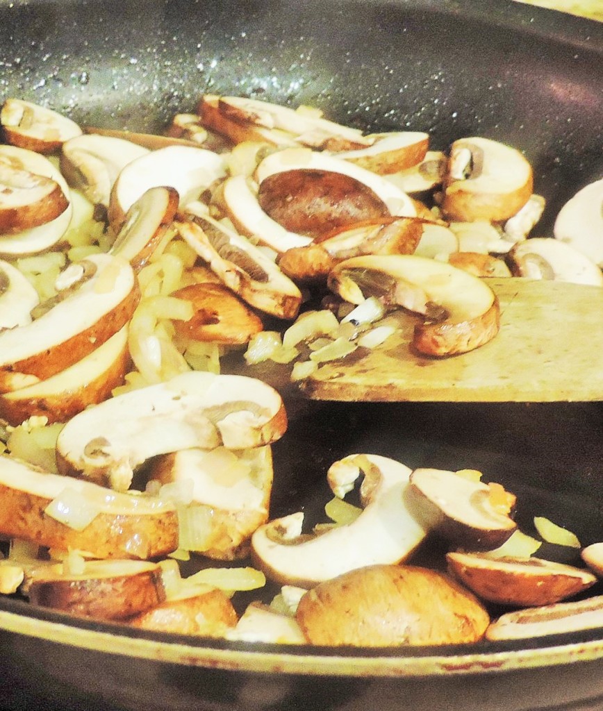 Sauteeing Mushrooms