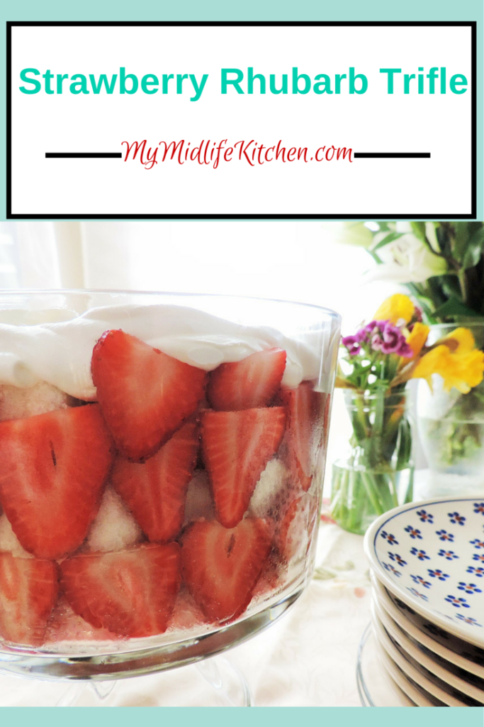 Strawberry Rhubarb Trifle