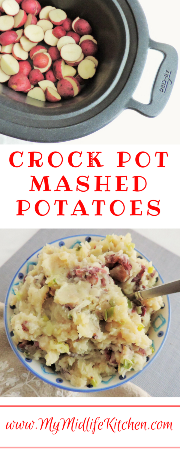 Steamed & Mashed Crock Pot Red Potatoes - My Midlife Kitchen