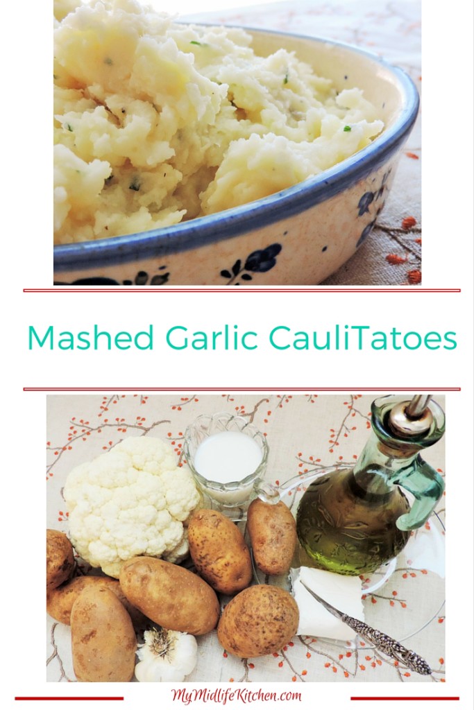 Mashed Garlic Caulitatoes