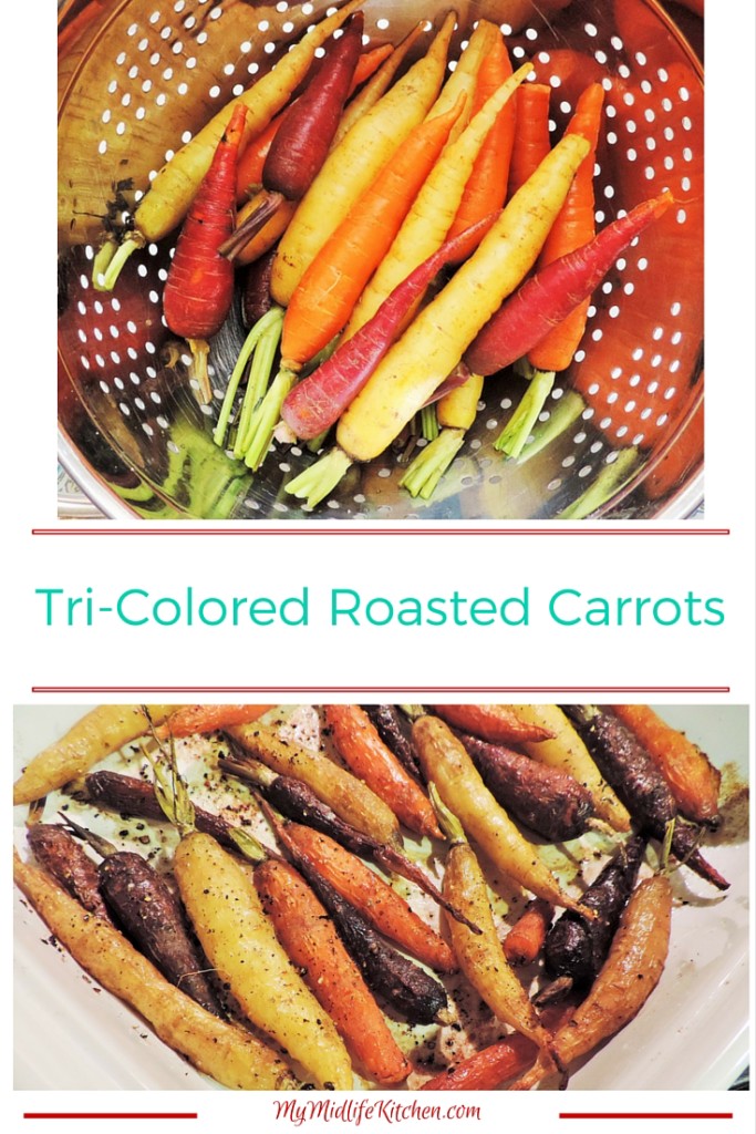 Tri-Colored Roasted Carrots