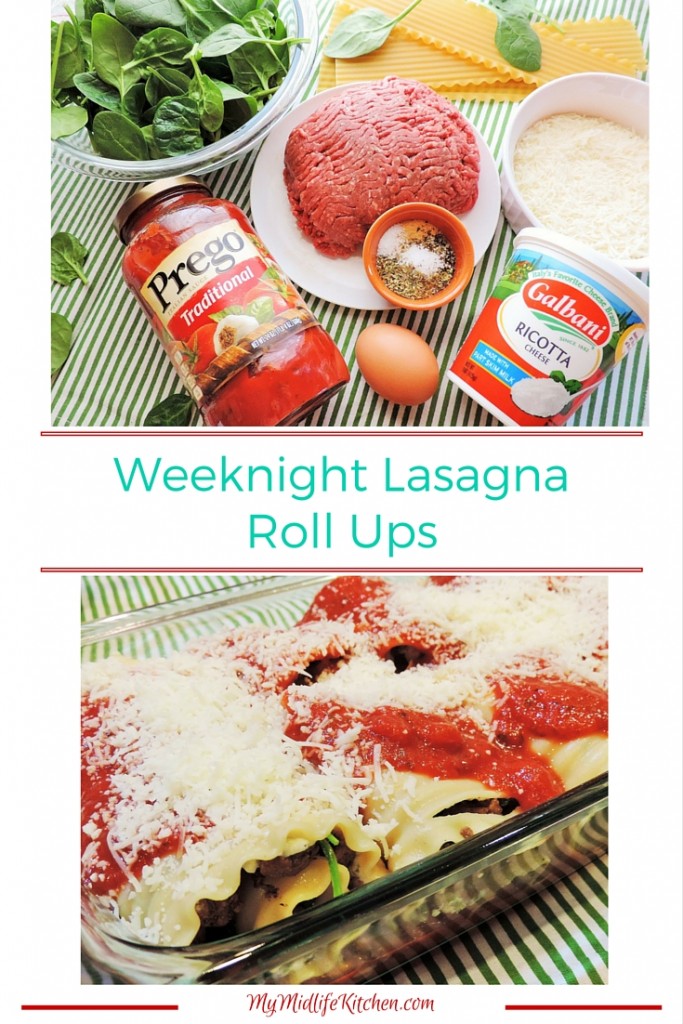 Weeknight Lasagna Roll Ups