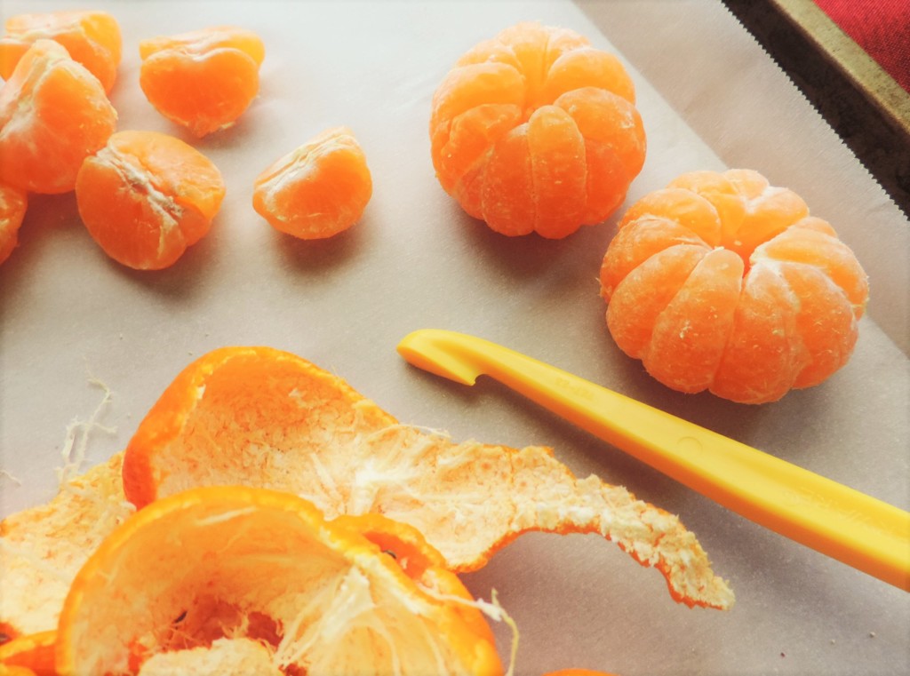Peeling Mandarin Oranges