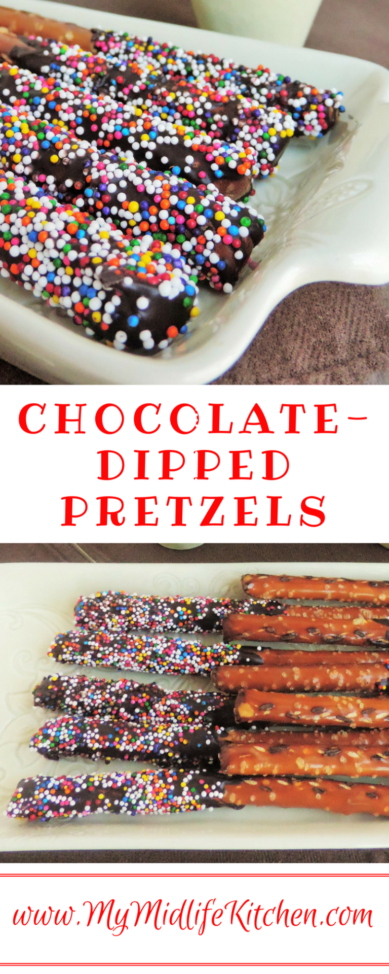 Salty Sweet Choco Dipped Pretzel Sticks My Midlife Kitchen   Chocolate Dipped Pretzels 768x1920 