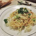 Pasta with Scallions and Ramps