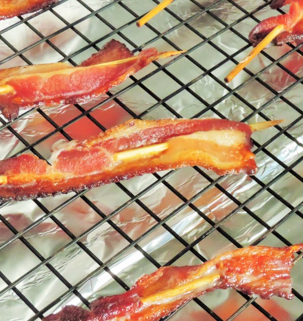 Bacon out of oven