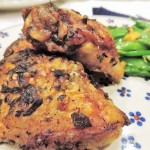 Chicken Thighs with Pea Pods