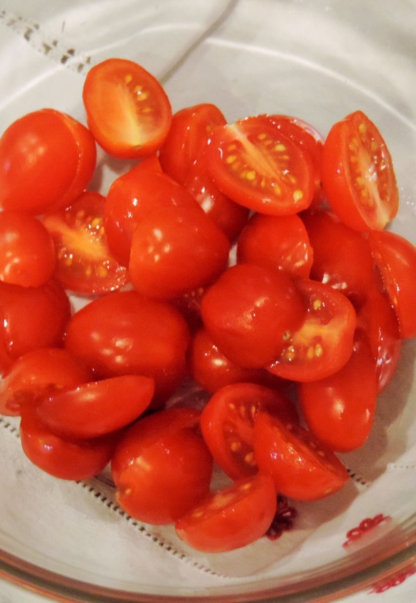 Sliced Cherry Tomatoes
