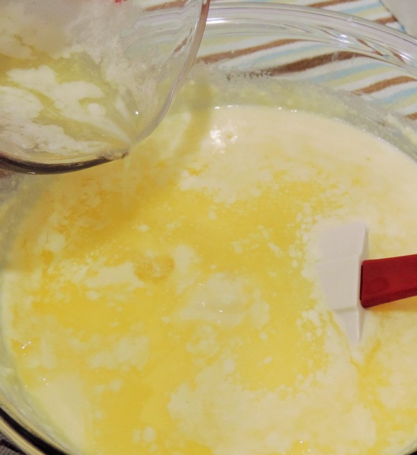 Butter into Wet Ingredients