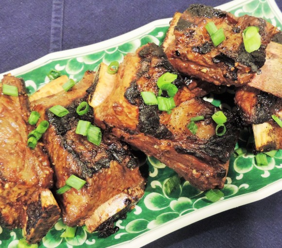 Asian Grilled Short Ribs with Scallions