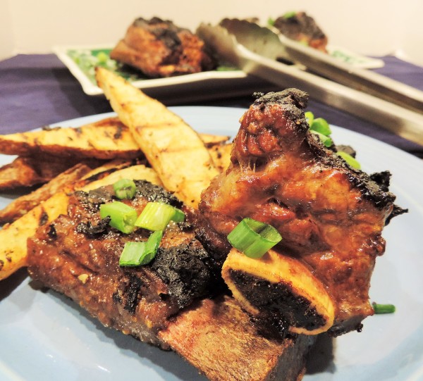 Asian Grilled Short Ribs with Scallions
