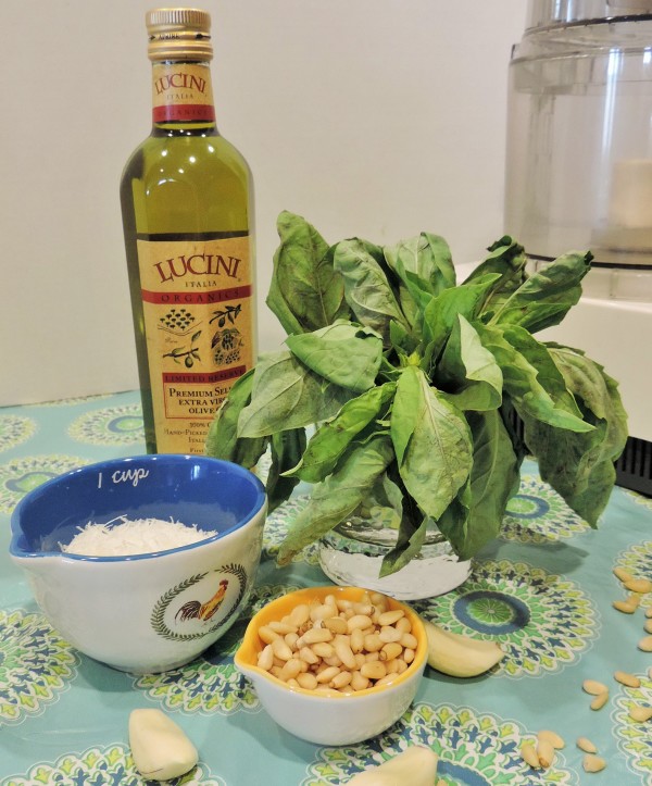 Traditional Pesto Ingredients