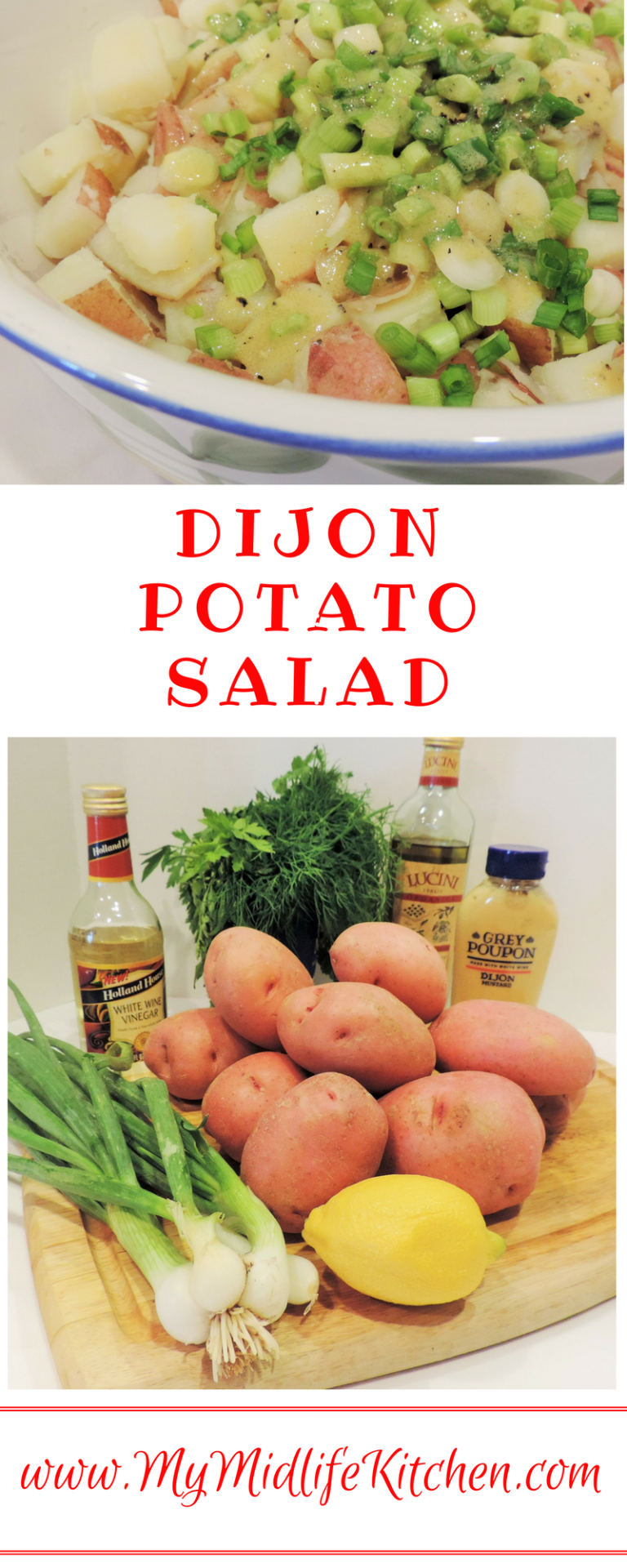 Dijon Red Potato Salad - My Midlife Kitchen