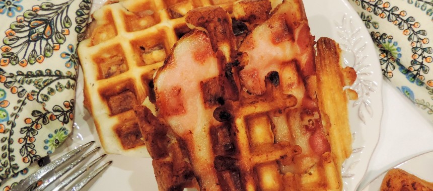 Bacon-Stuffed Waffles