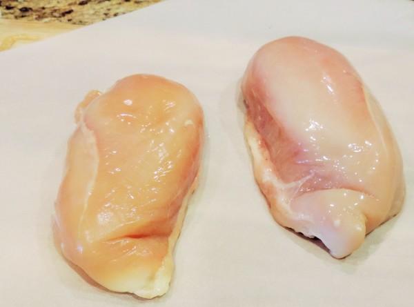 Chicken Breasts on Parchment Paper