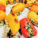 Spinach Dip Stuffed Bell Peppers