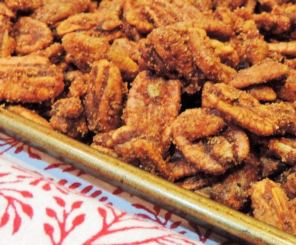 Roasted Sweet & Spicy Pecans