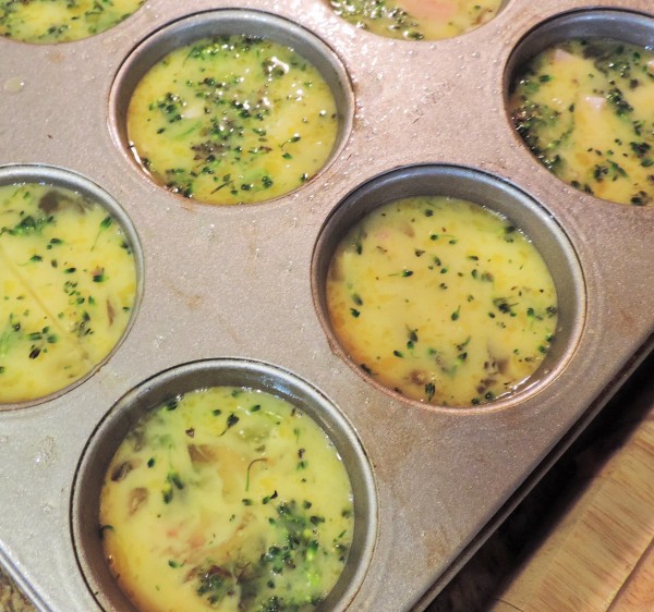 Egg Muffins Ready for the Oven