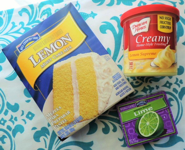 Lemon Lime Cupcake Ingredients