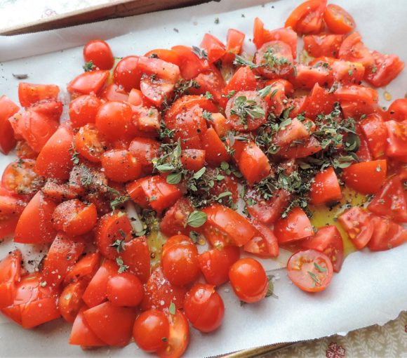 Tomatoes Ready for Roasting