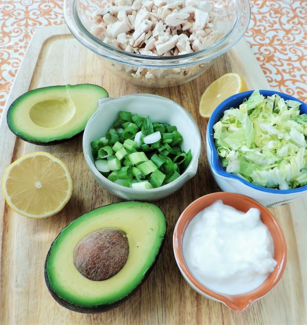 Healthy Avocado Chicken Salad Ingredients