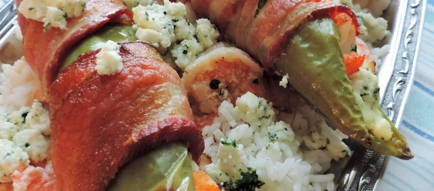 Bacon-Wrapped Shrimp-Stuffed Hatch Chiles