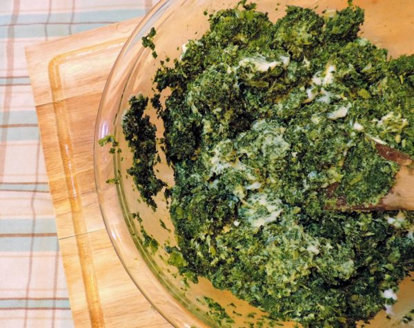 Spinach & Kale Lasagna Mixture