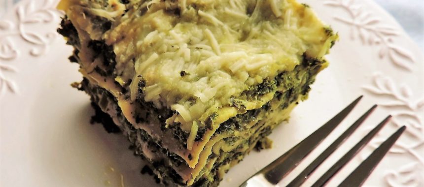 Make-Ahead Spinach & Kale Lasagna