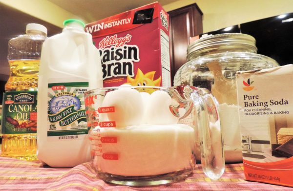 Raisin Bran Muffin Ingredients
